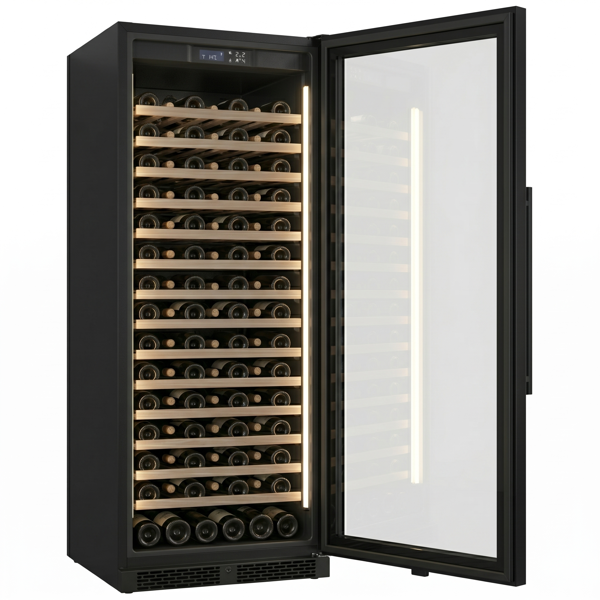ClimaVin -  Noir166 - 110 Bottle - Single Zone Wine Fridge - Built in or Freestanding