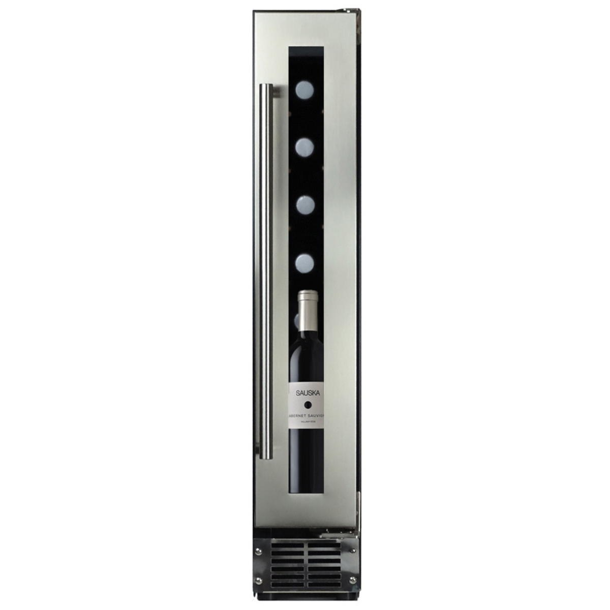 Dunavox FLOW-8 - 145mm - 9 Bottle - Built In Wine Fridge - DAUF-8.23SS