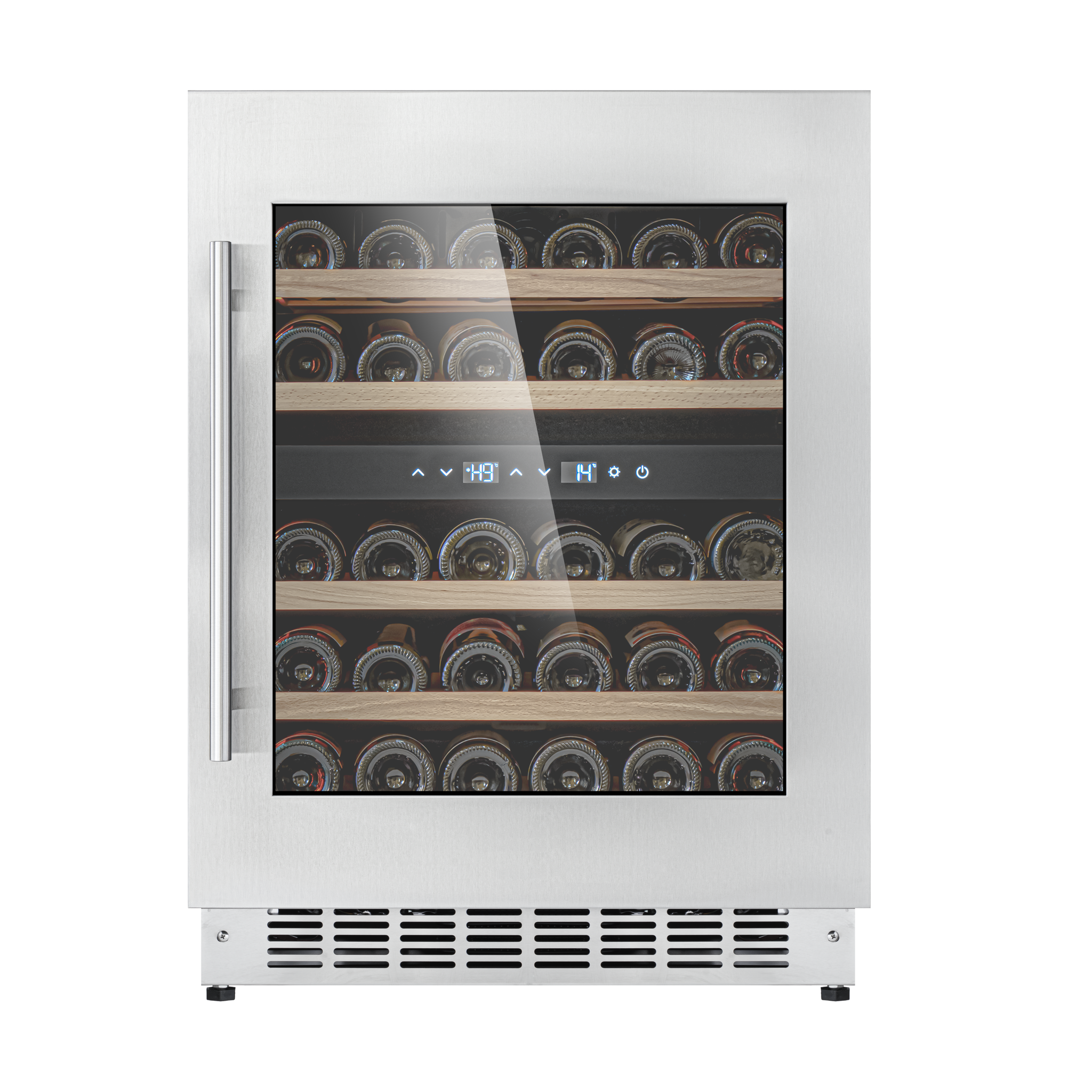 CELLA - 600mm - Undercounter Wine Cooler - Dual Zone - W34-SSH