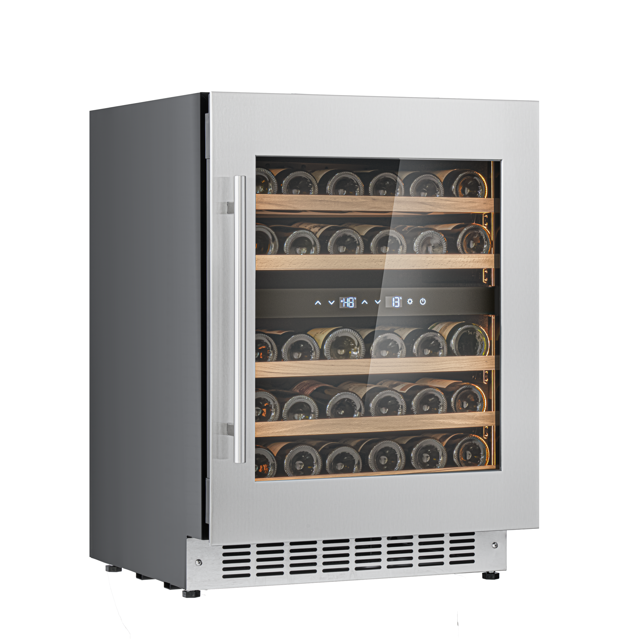 CELLA - 600mm - Undercounter Wine Cooler - Dual Zone - W34-SSH