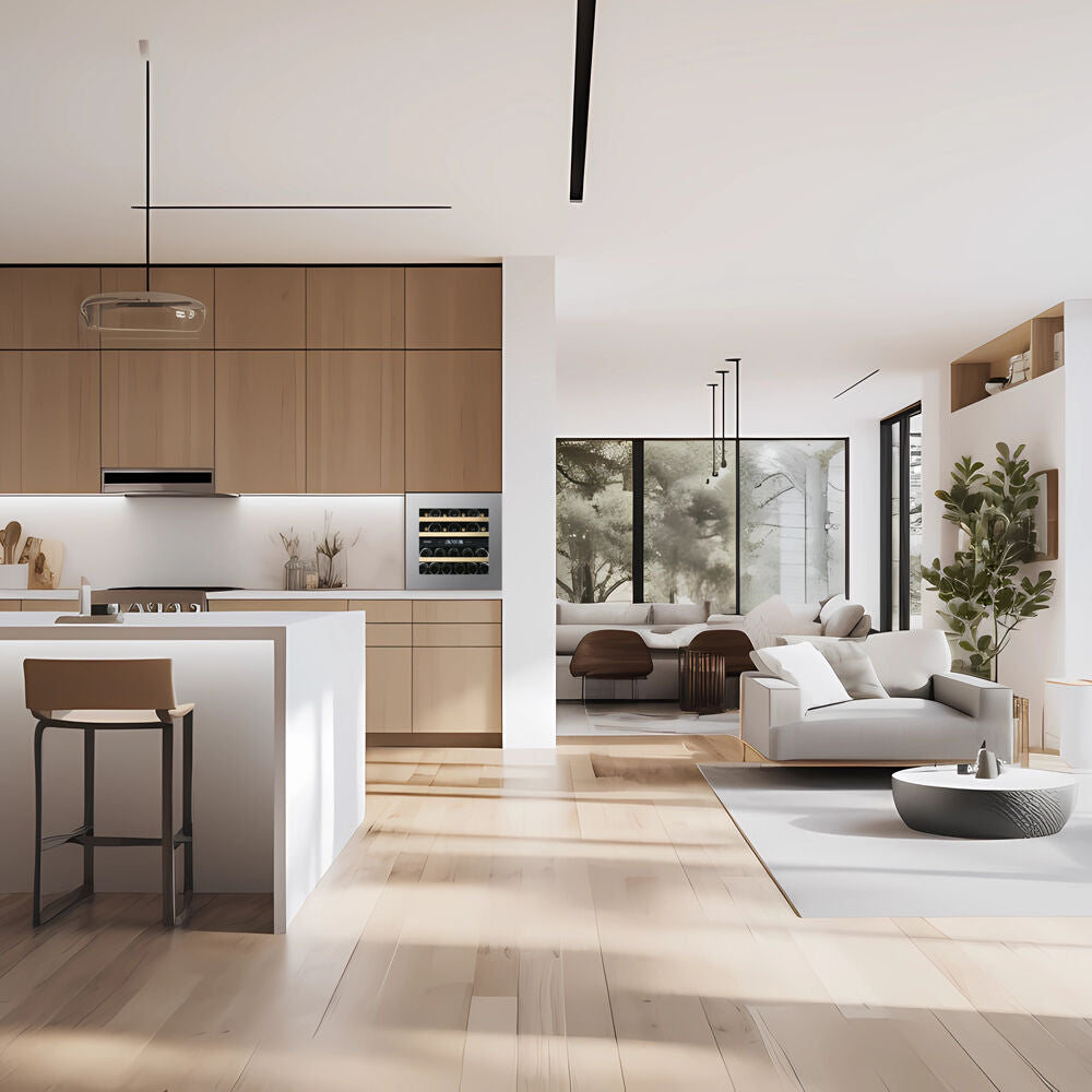 Dunavox Horizon-25.TO - Dual Zone 25 Bottle - Integrated Wine Cooler - DVH-25.65DSS.TO