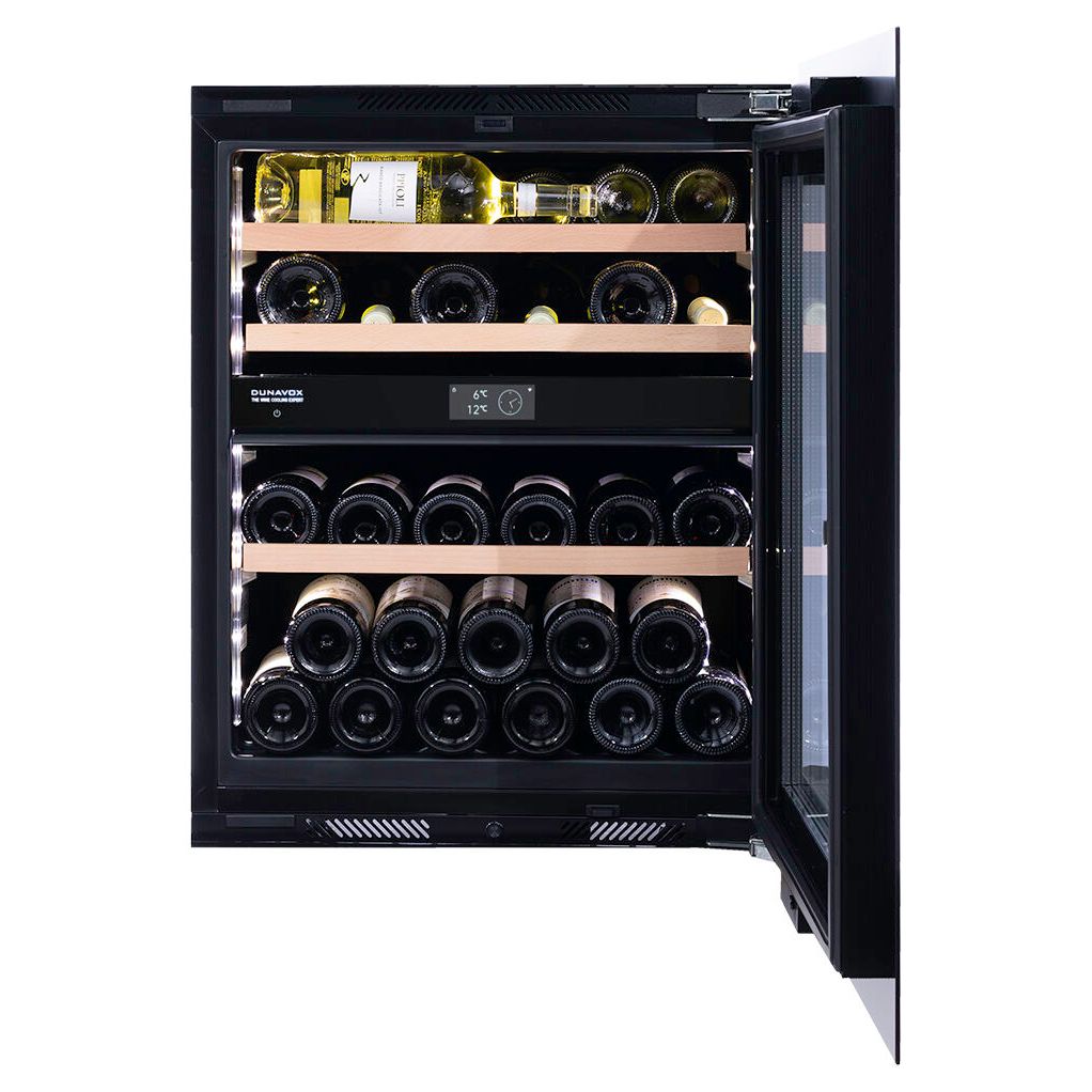 Dunavox NOBLE-32.TO - Dual Zone 33 Bottle - Integrated Wine Cooler - DVN-32.85DB.TO