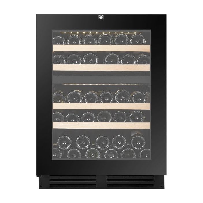 Dunavox FLOW-39.TO - 600mm Dual Zone - 39 Bottle - Built In Undercounter Wine Fridge - DAUF-39.119DB.TO