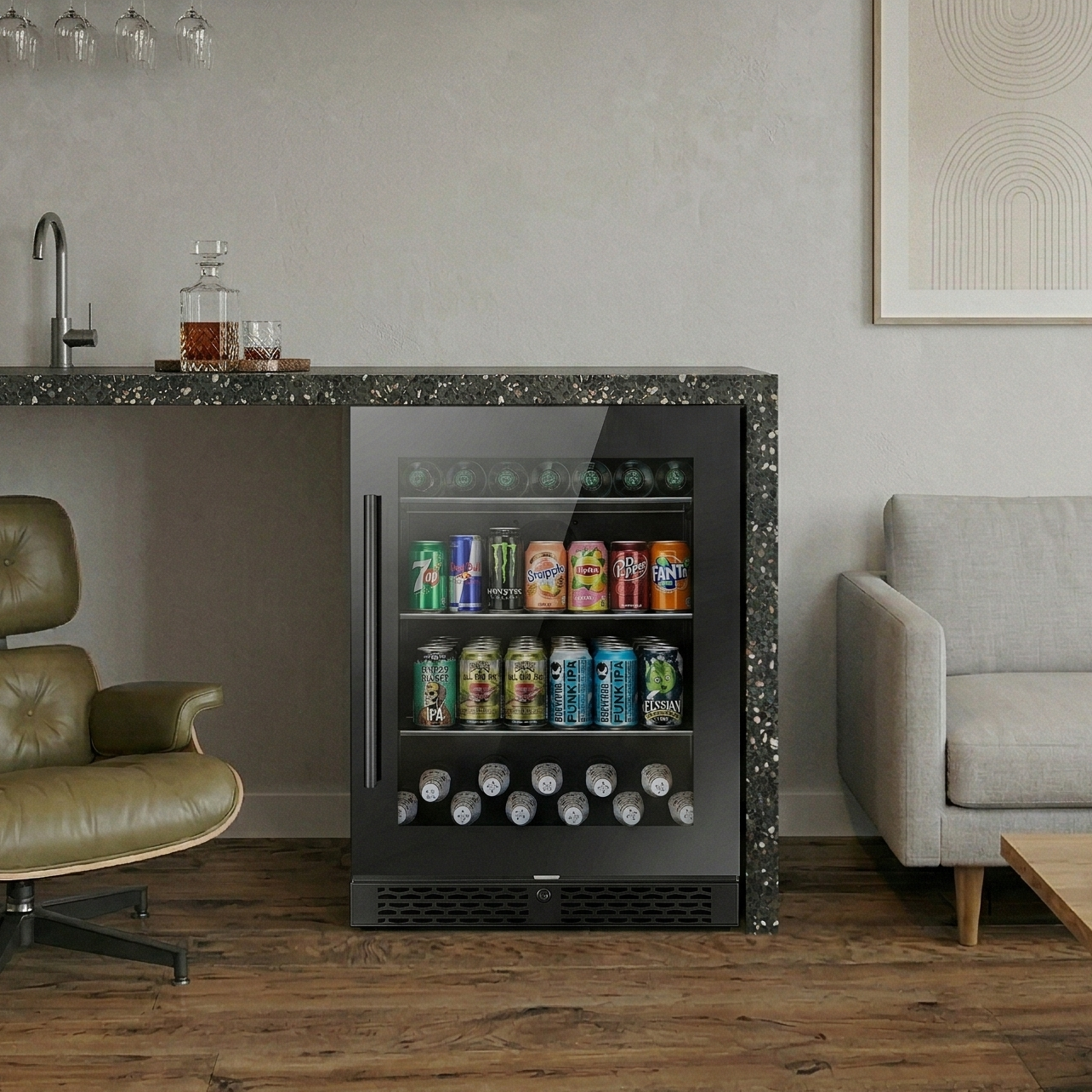 ClimaVin -  Noir73 - Single Zone Beverage Fridge - Built in or Freestanding
