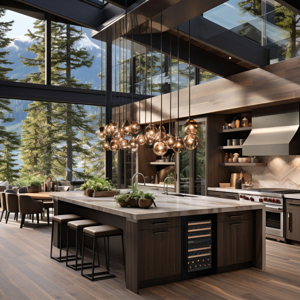 Dunavox Joy-42 - Dual Zone -  42 Bottle - Integrated Wine Cooler - DXJ-42.100DB