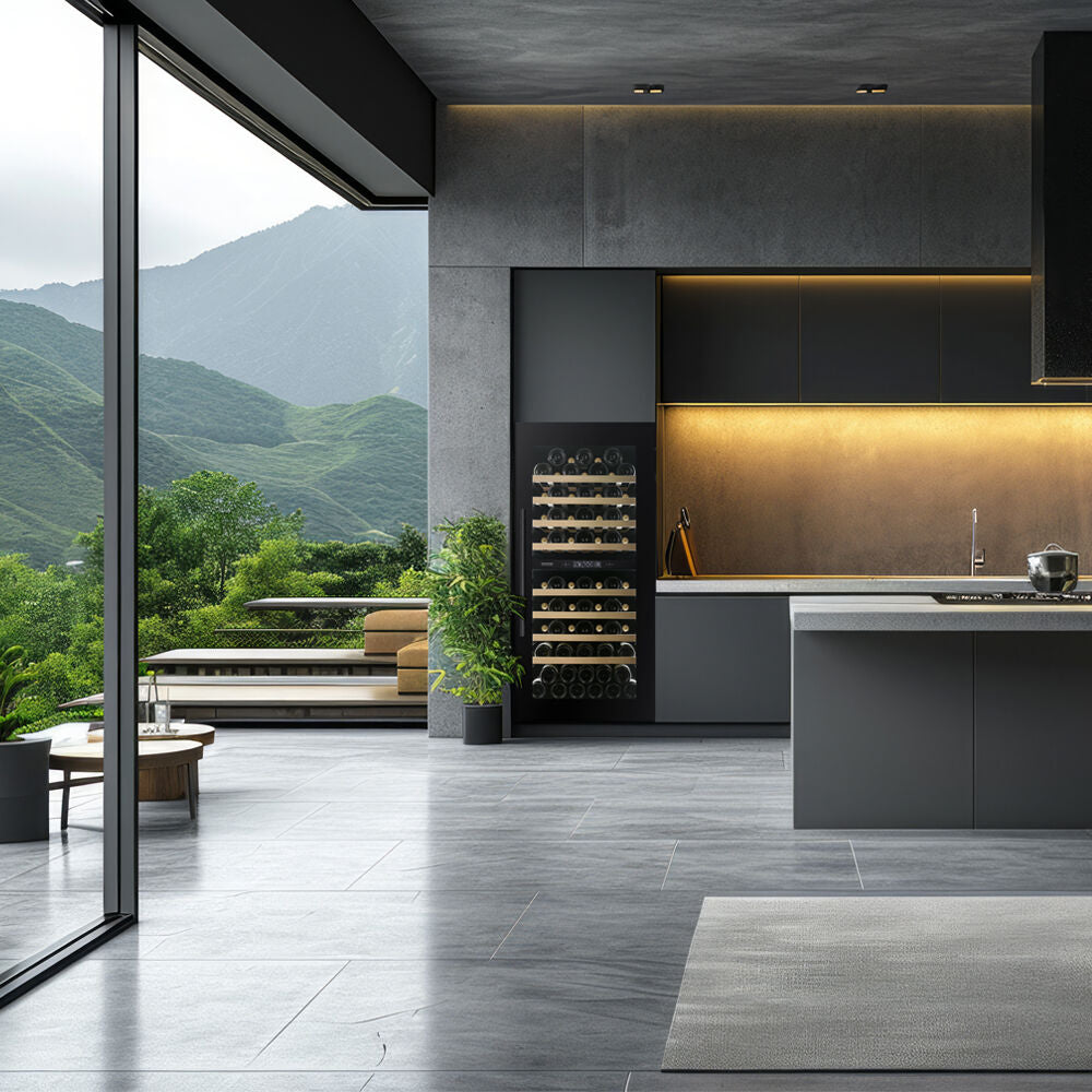 Dunavox Spirit-70 - Dual Zone 70 Bottle - Integrated Wine Cooler - DVS-70.185DB