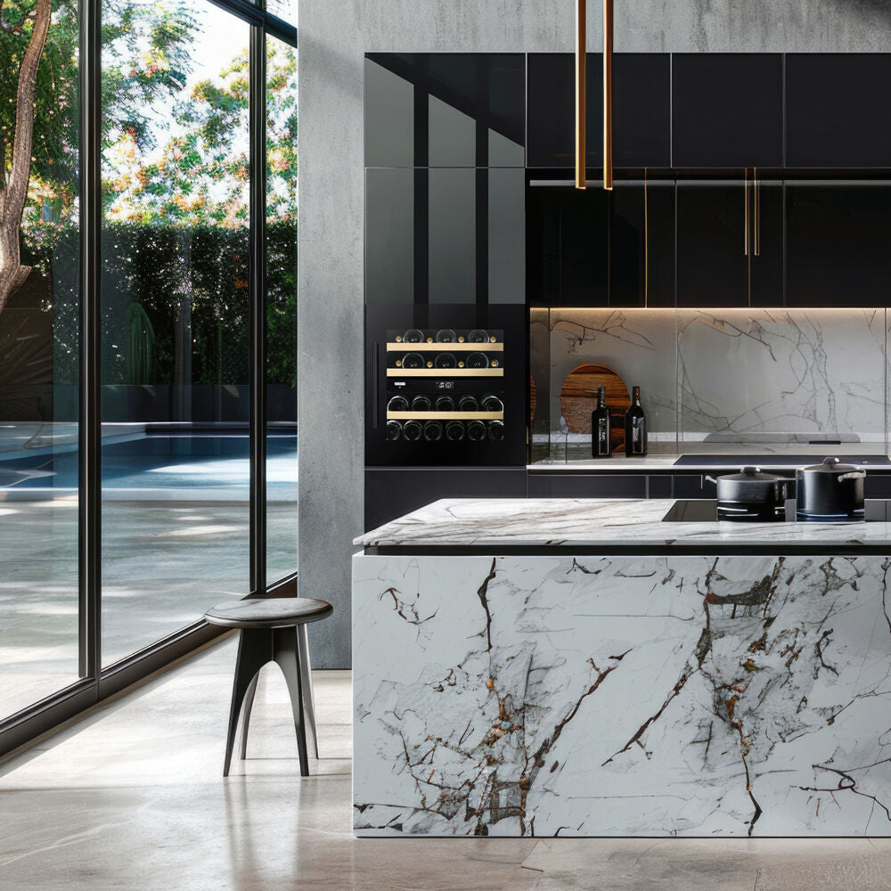 Dunavox Prime-25 - Dual Zone 25 Bottle - Integrated Wine Cooler - DVP-25.65DB