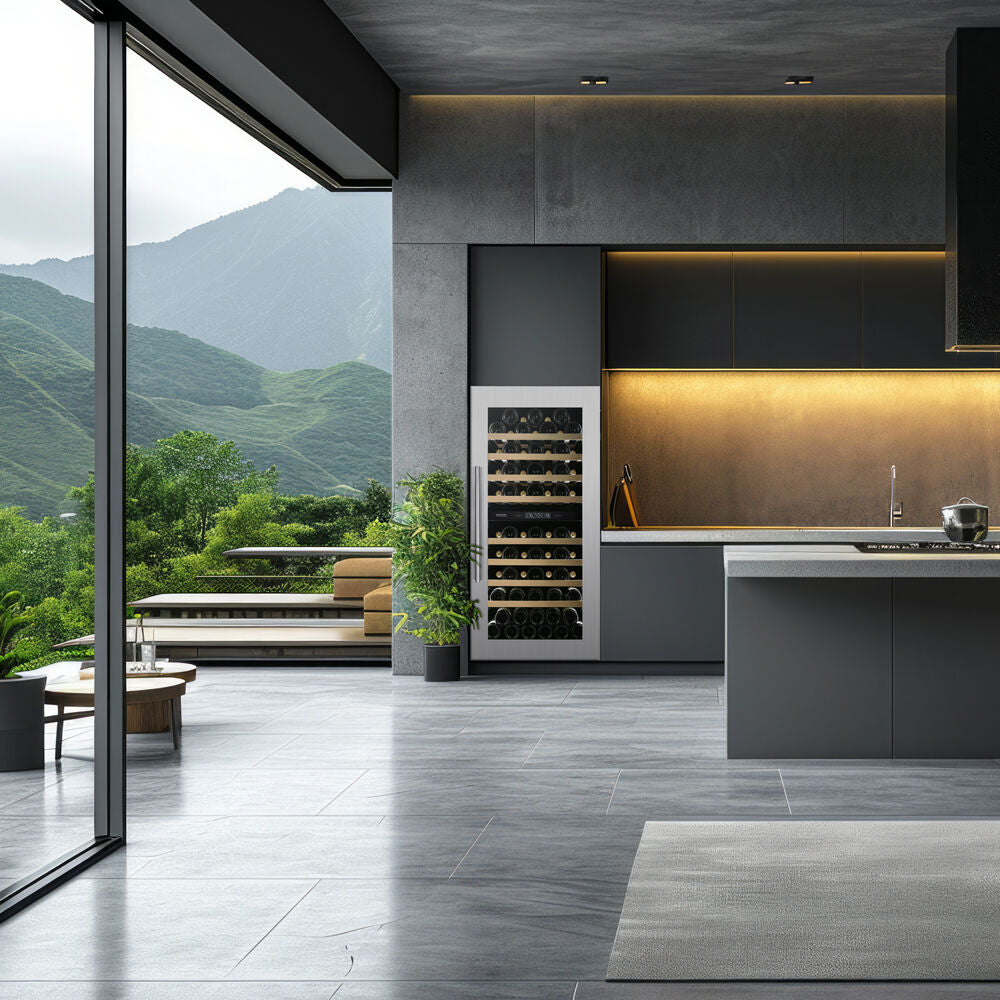 Dunavox Spirit-70 - Dual Zone 70 Bottle - Integrated Wine Cooler - DVS-70.185DSS