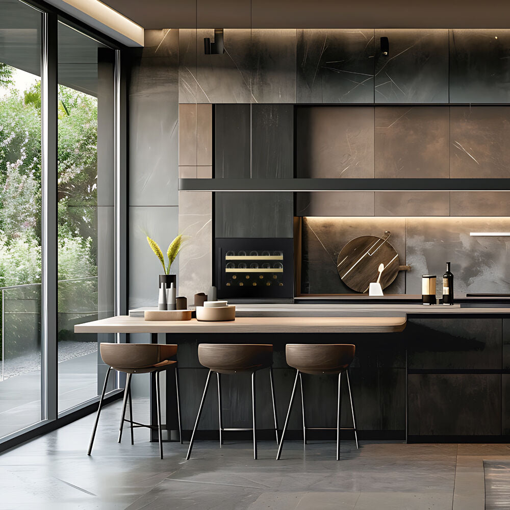 Dunavox Prime-19 - Single Zone 19 Bottle - Integrated Wine Cooler - DVP-19.50B