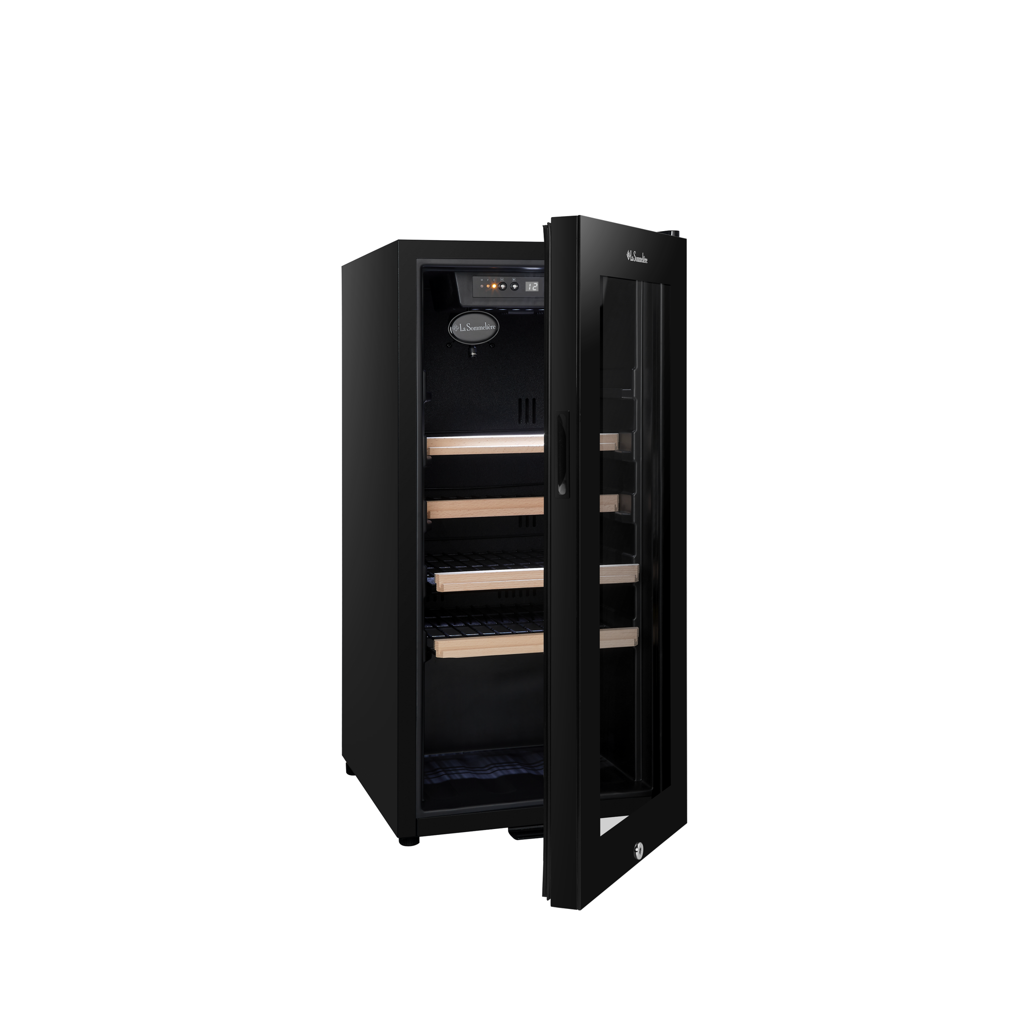 La Sommeliere - 38 Bottle Freestanding Wine Fridge LS38BLACK