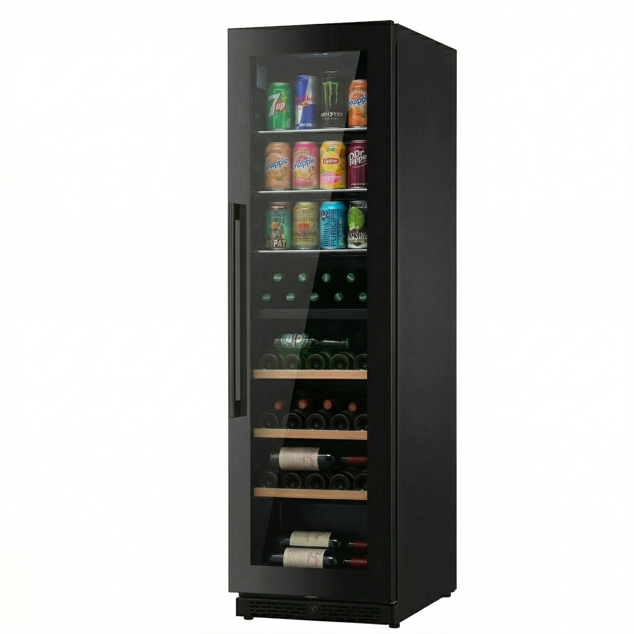 ClimaVin -  Noir142 - Dual Zone Shallow Wine/Beverage Fridge - Built in or Freestanding