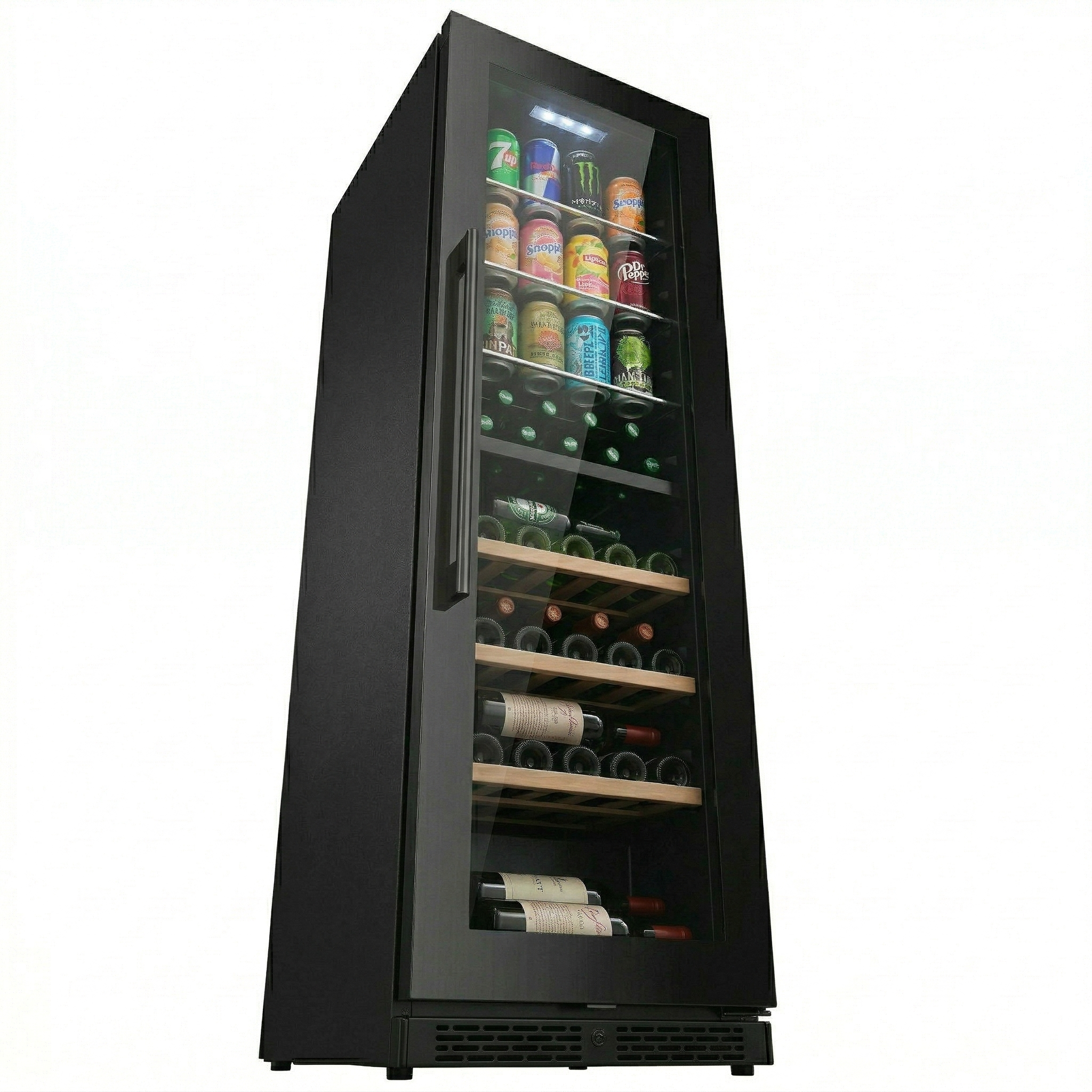 ClimaVin -  Noir142 - Dual Zone Shallow Wine/Beverage Fridge - Built in or Freestanding