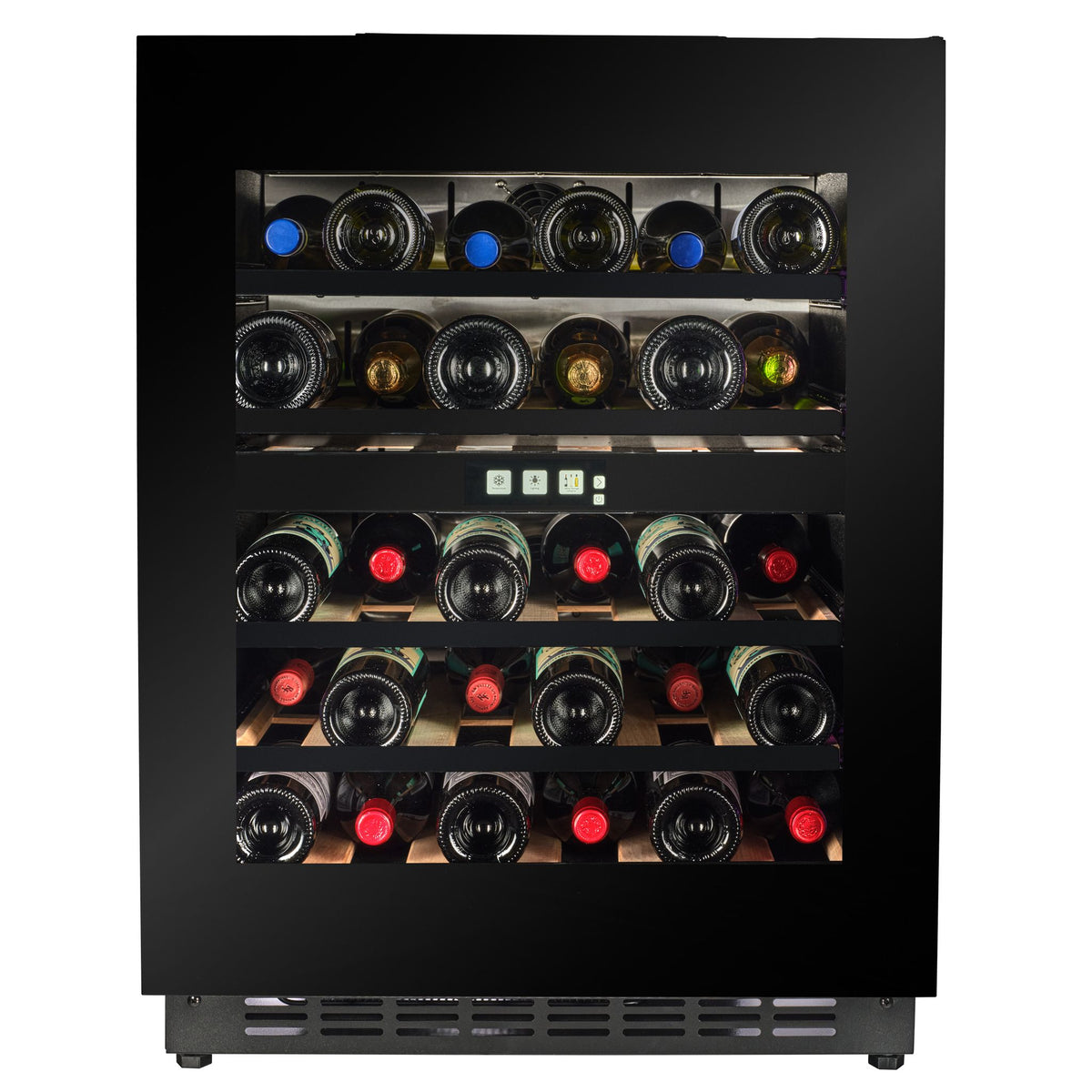 CELLA - 600mm Handleless - Undercounter Wine Cooler - Dual Zone - TFT-W34B-TO