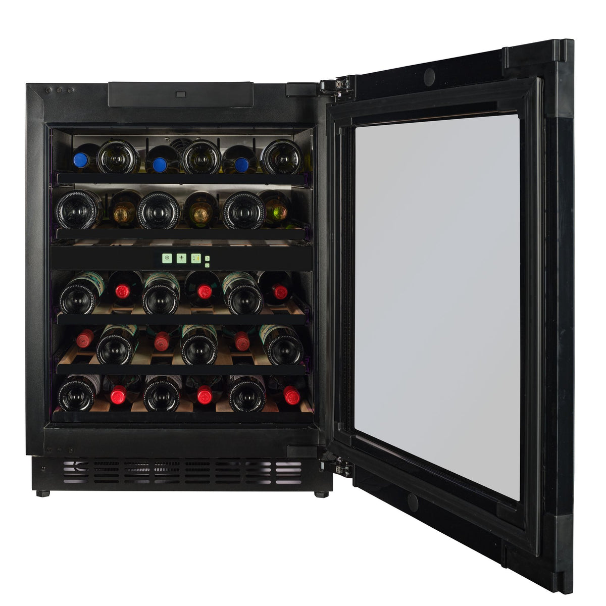 CELLA - 600mm Handleless - Undercounter Wine Cooler - Dual Zone - TFT-W34B-TO