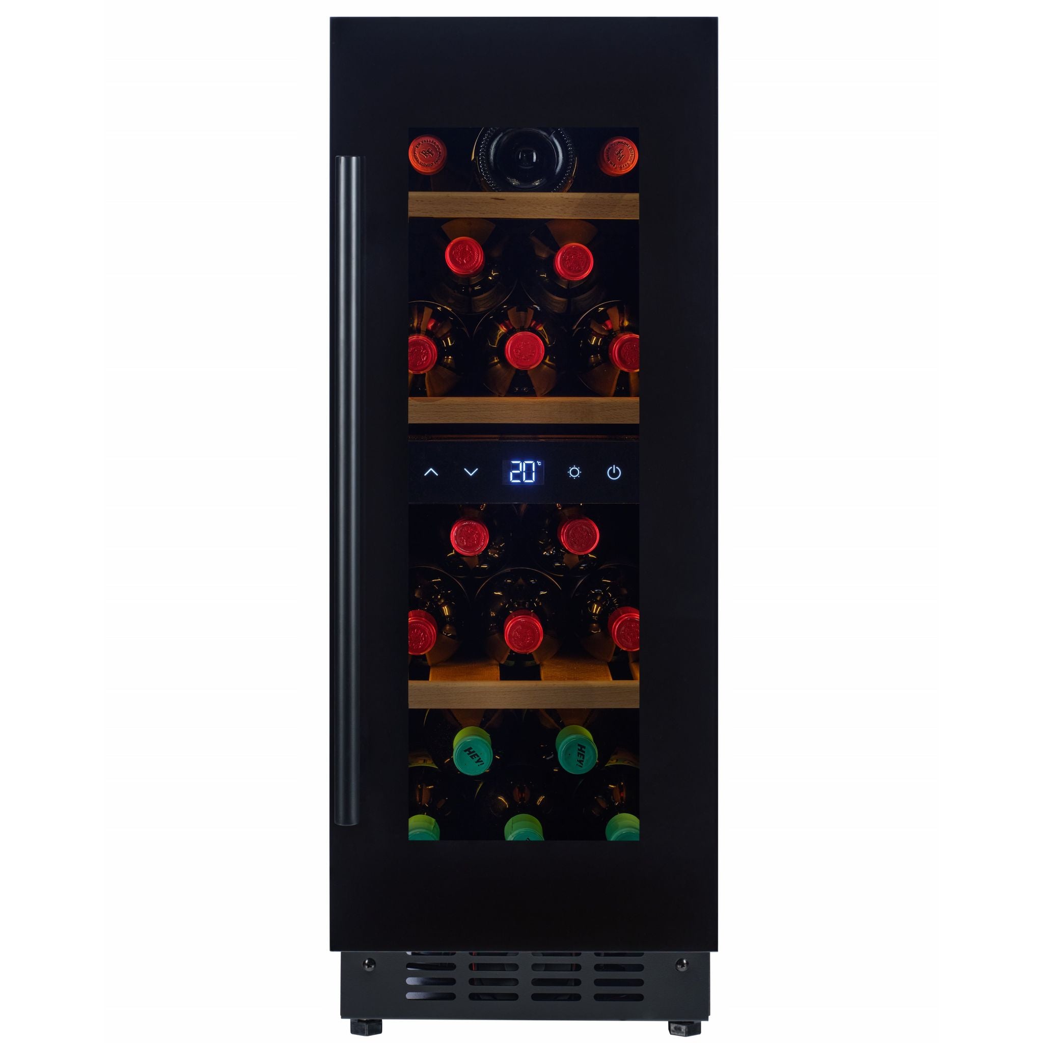 CELLA - 300mm - Undercounter Wine Cooler - Single Zone - W18S-BH