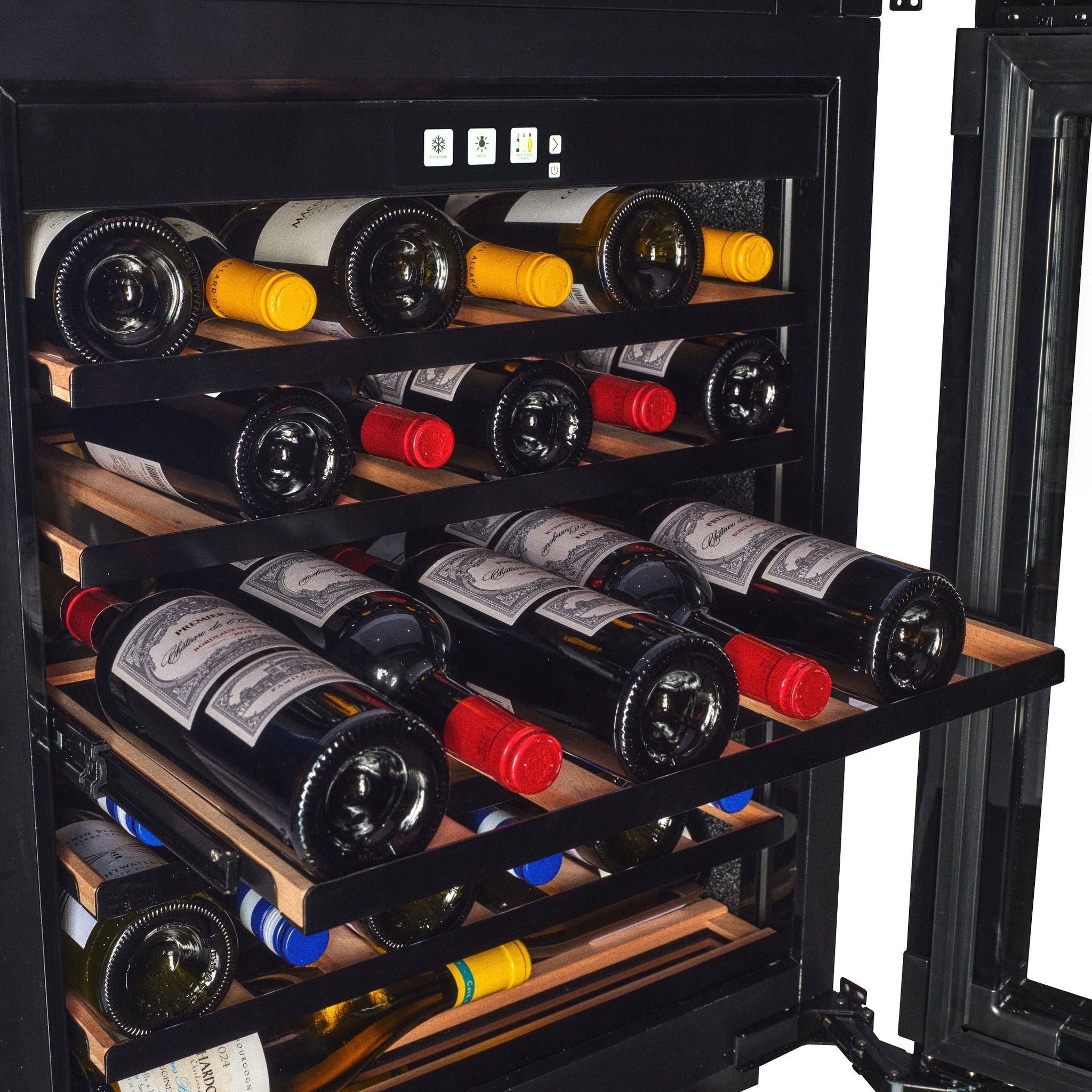 CELLA - Shallow Wine Fridge - 45cm Depth - 60cm Undercounter - W30B-TO