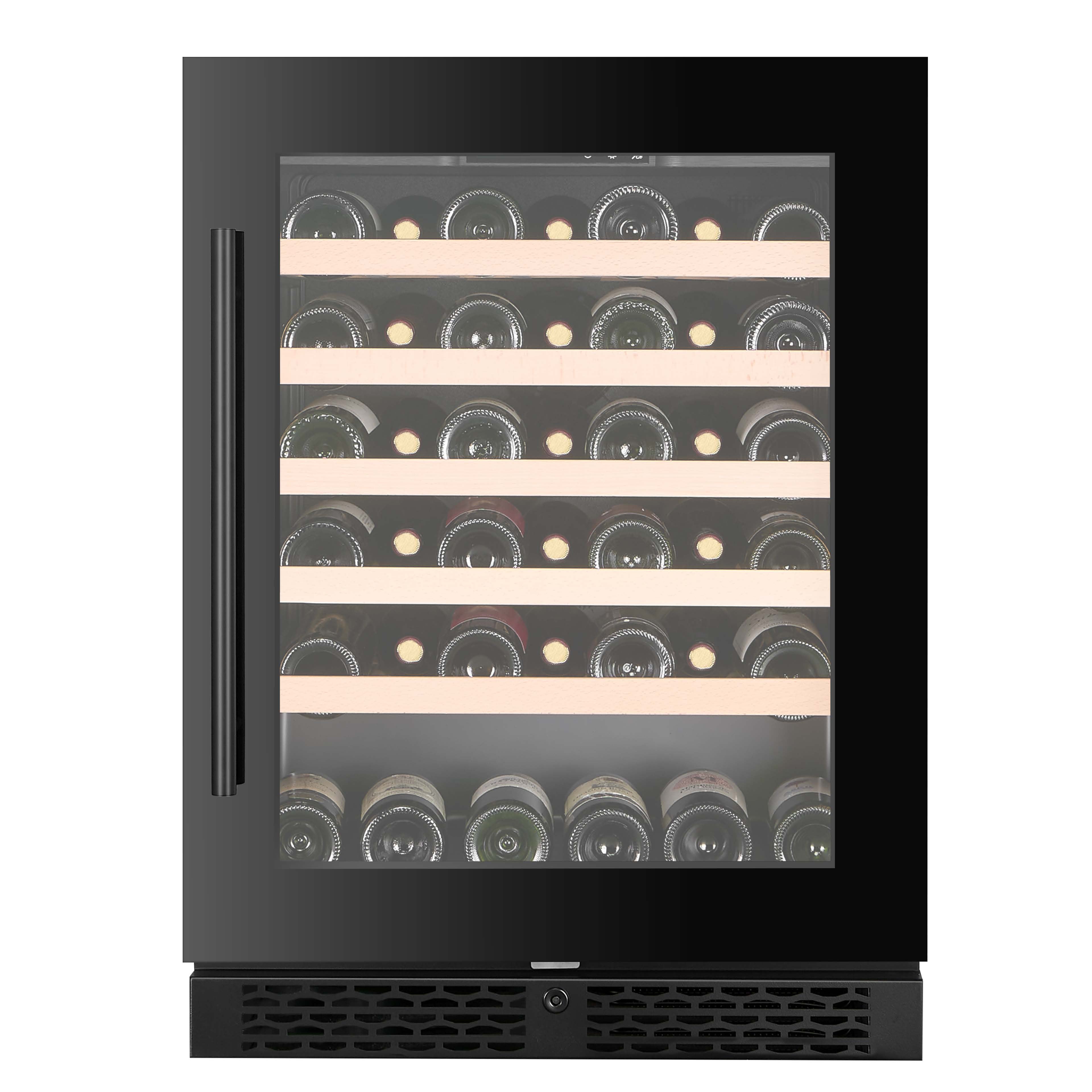 CELLA - 46 bottle Single Zone Wine cooler - W46S-BLACK