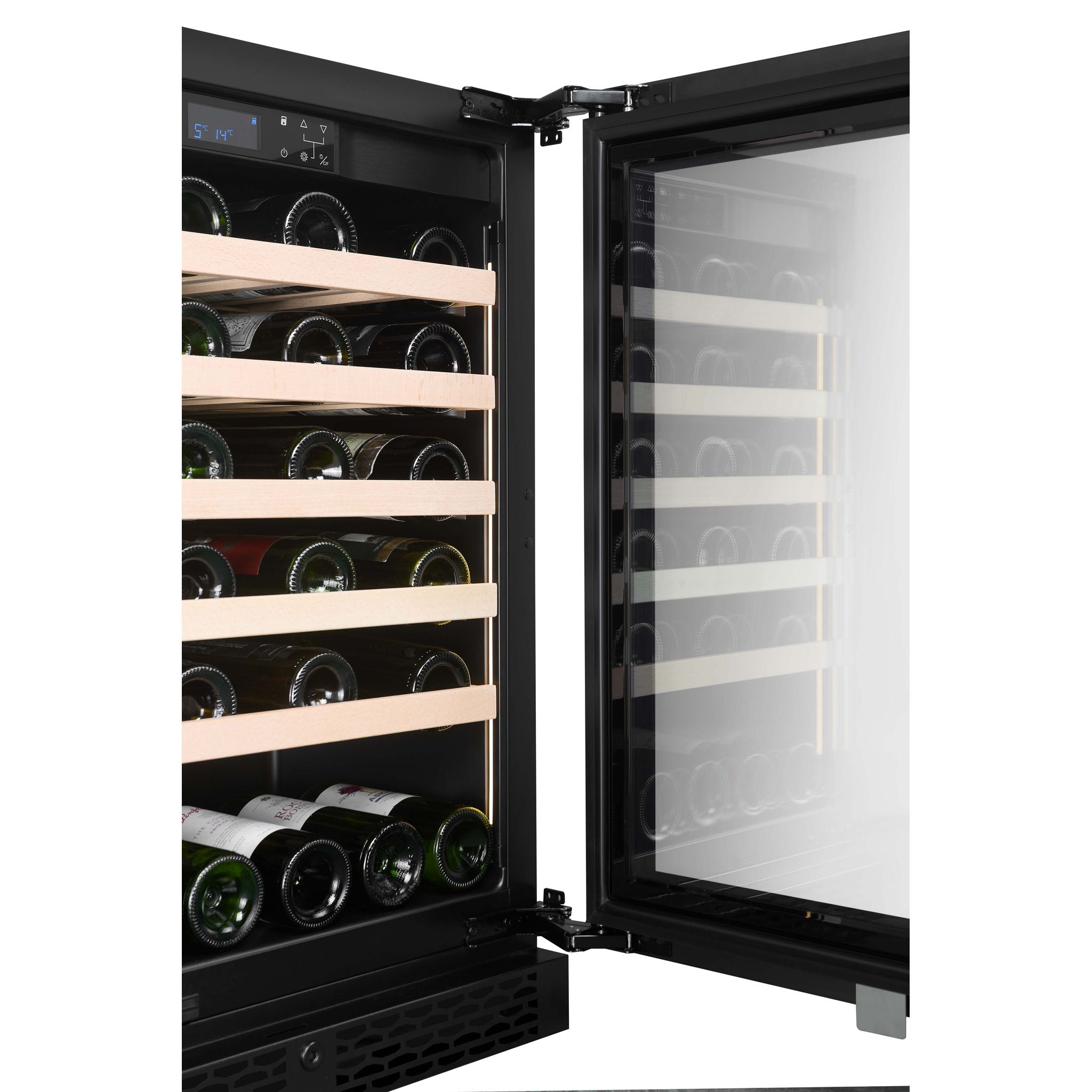 CELLA - 46 bottle Single Zone Wine cooler - W46S-BLACK
