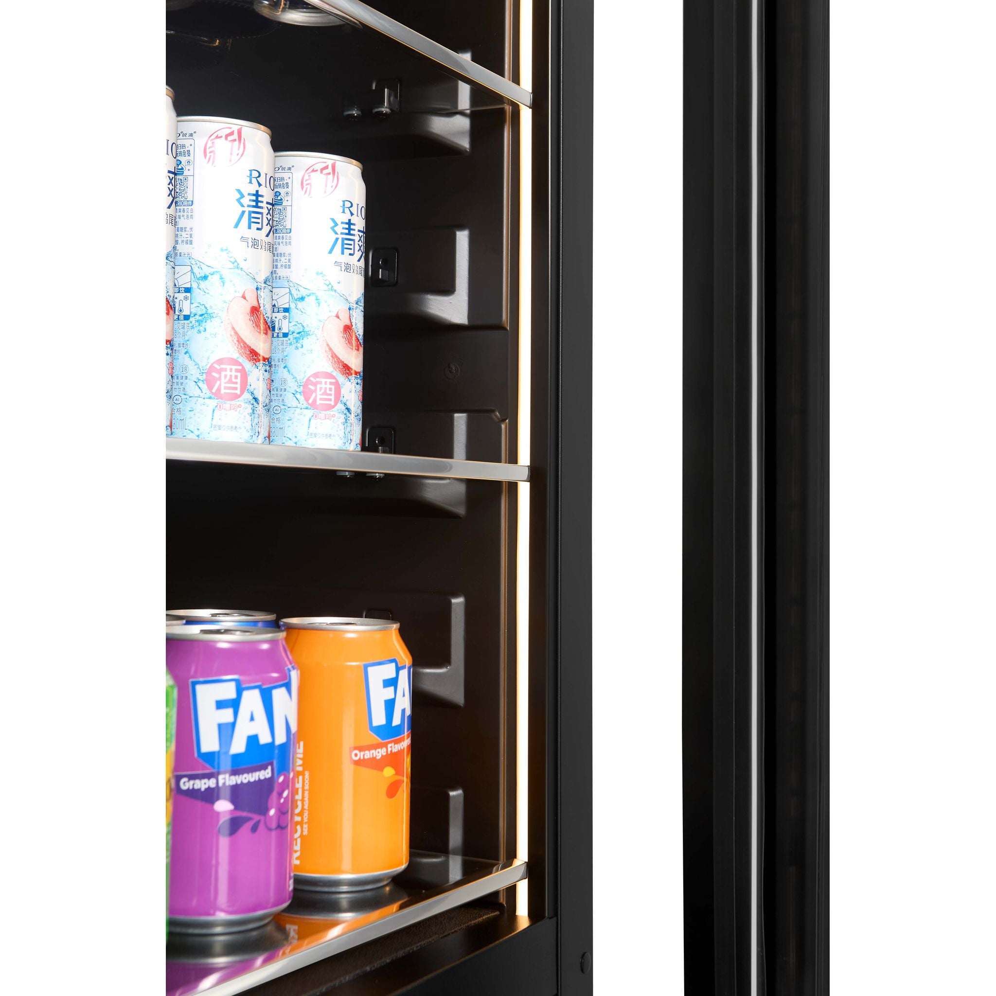 CELLA 600mm Beverage Centre - 60 Bottle /  126 Cans - 57cm Depth - WBV93D-BLACK