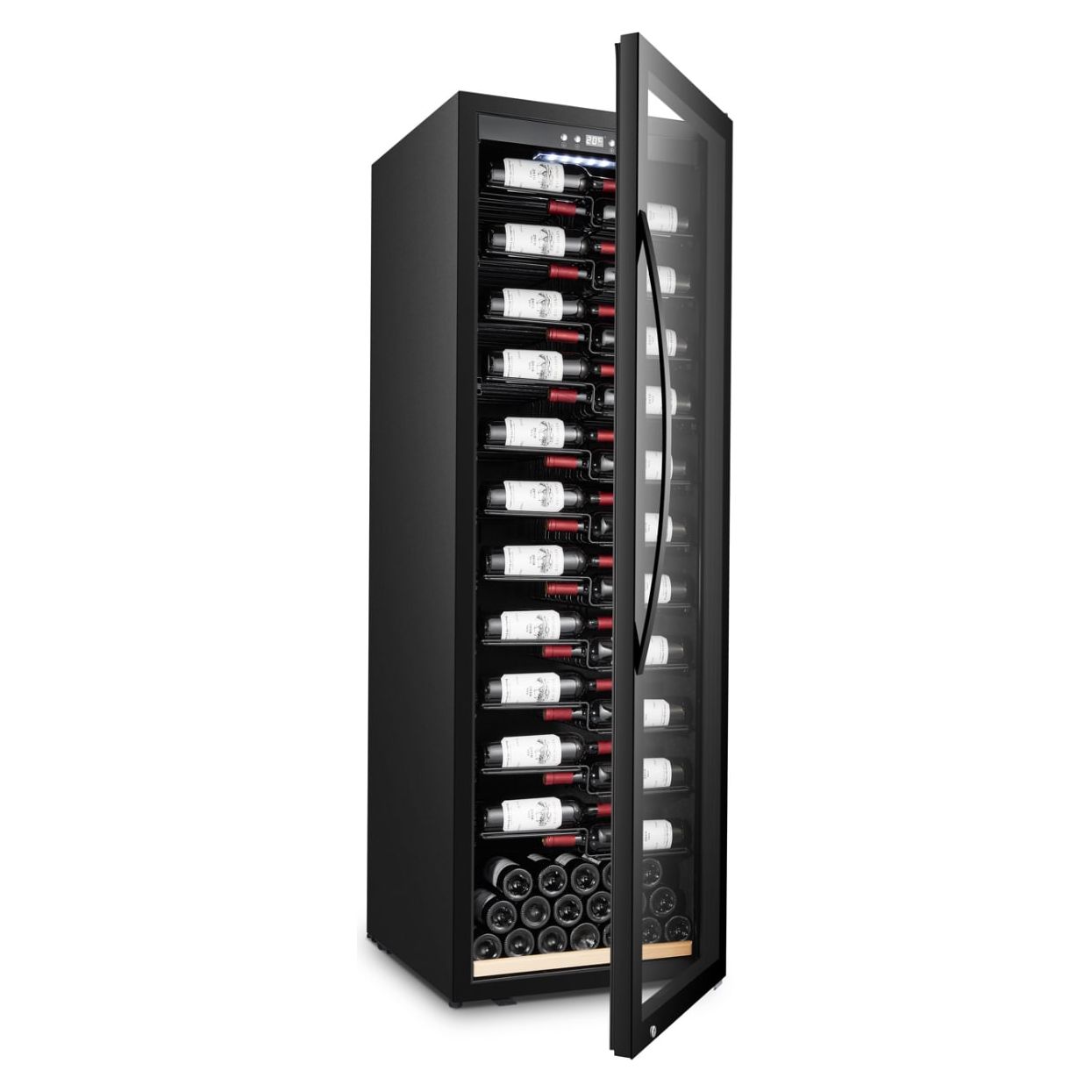 mQuvée - Wine Expert 192 - Freestanding Wine Cooler - Fullglass Black Label View