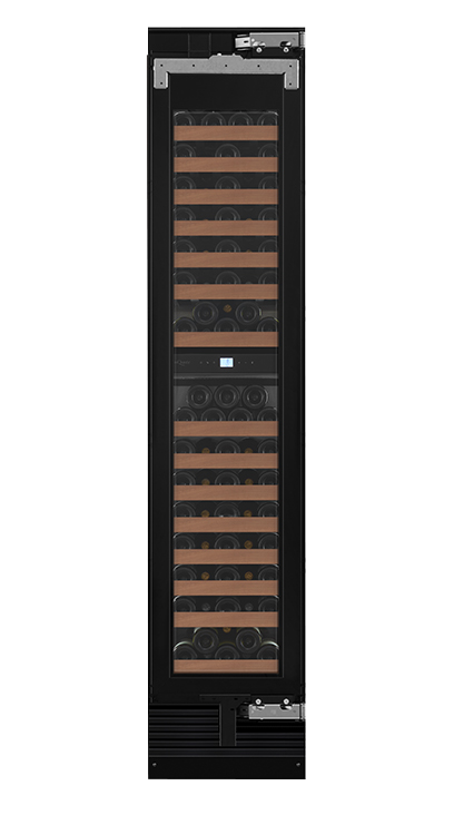 mQuvée Edge 45D Panel Ready - 87 Bottles - Tall Wine Fridge - Push-Pull