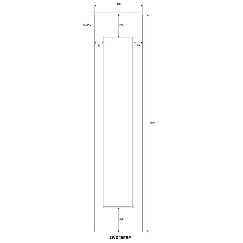 mQuvée Edge 45D Panel Ready - 87 Bottles - Fully Integrated Wine Fridge - Push-Pull