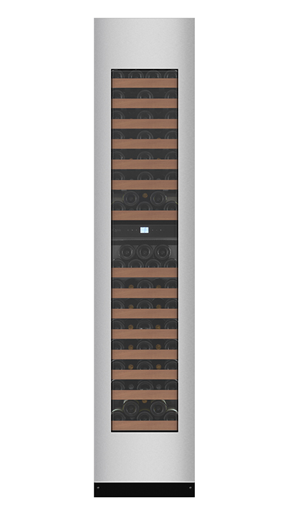 mQuvée Edge 45D Stainless - 87 Bottles - Tall Wine Fridge - Push-Pull