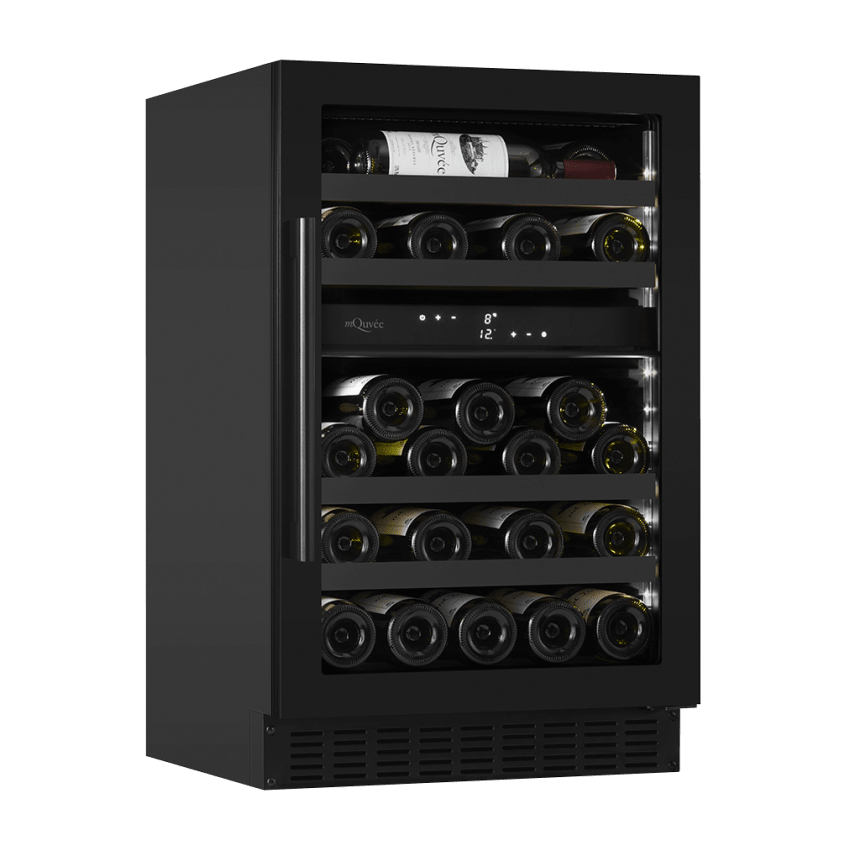 mQuvée - 500mm - Undercounter - WineCave 700 50D All Black
