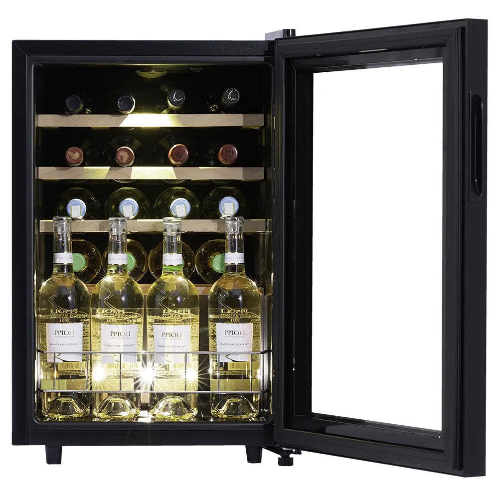 Dunavox HOME-20 - Single Zone 20 Bottle - Freestanding Wine Cooler - DXFH-20.62