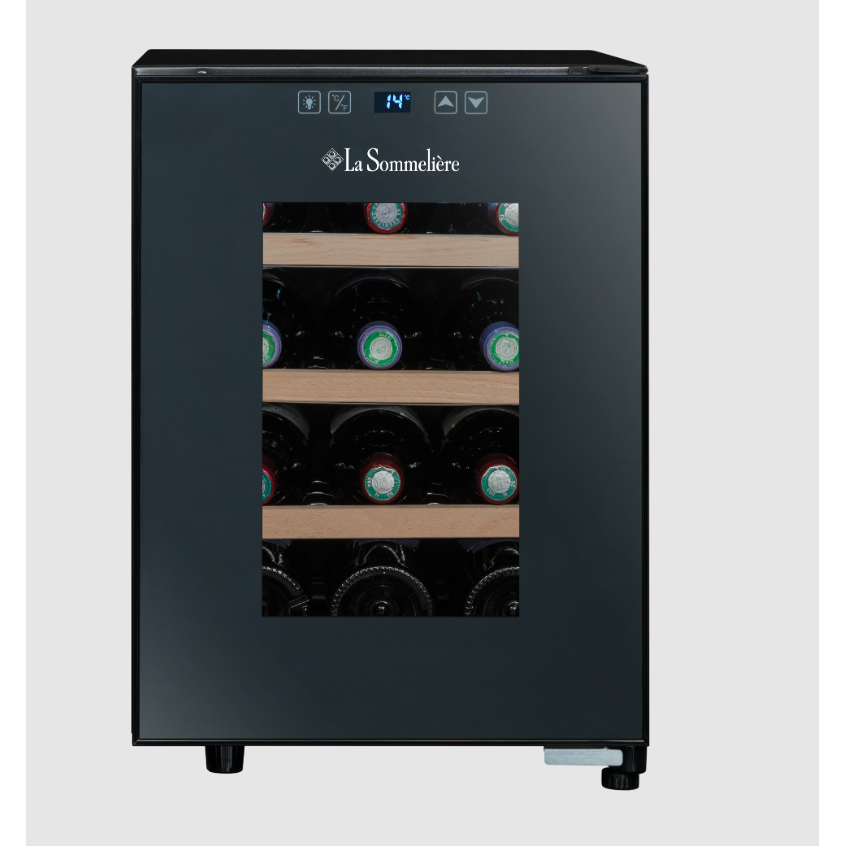 La Sommeliere - 12 Bottle Freestanding Wine Fridge LS12SILENCE