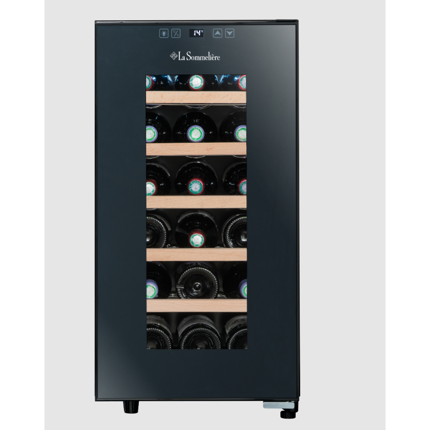 La Sommeliere - 18 Bottle Freestanding Wine Fridge LS18SILENCE