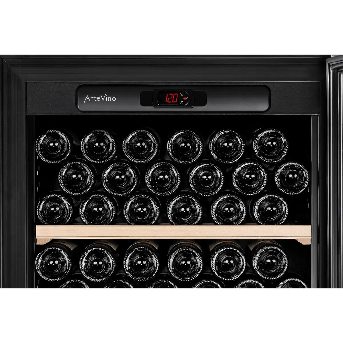 Artevino Oxygen - 98 Bottle - Maturing Wine Cabinet OXP1T98NVND - Black