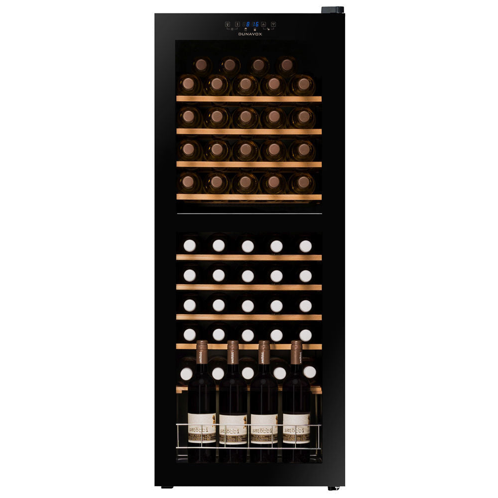 Dunavox HOME-50 - Dual Zone 50 Bottle - Freestanding Wine Cabinet DXFH-50.142