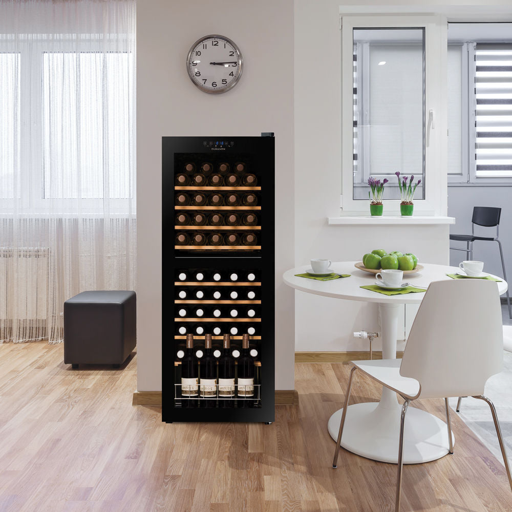 Dunavox HOME-50 - Dual Zone 50 Bottle - Freestanding Wine Cabinet DXFH-50.142