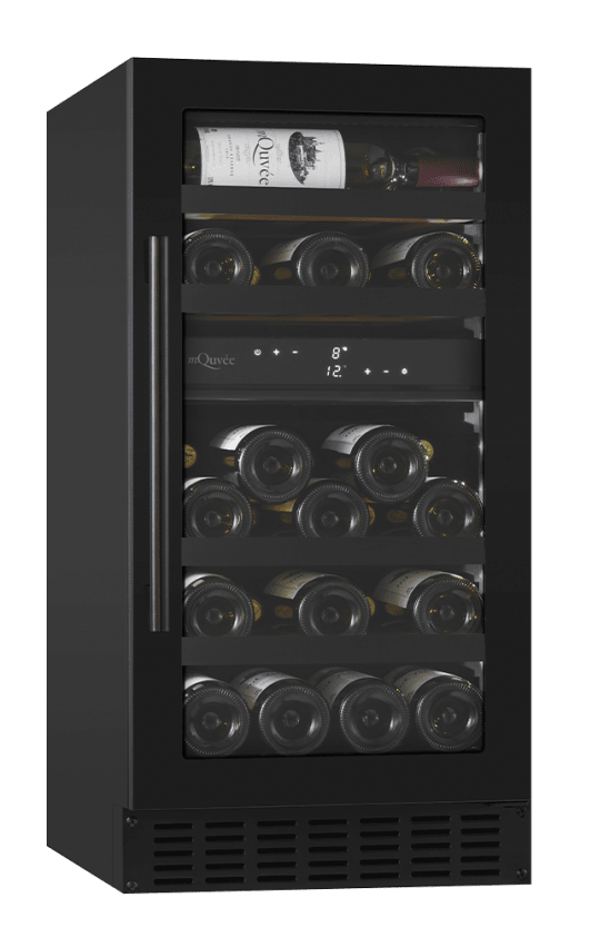 mQuvée - 400mm - Undercounter - WineCave 700 40D All Black