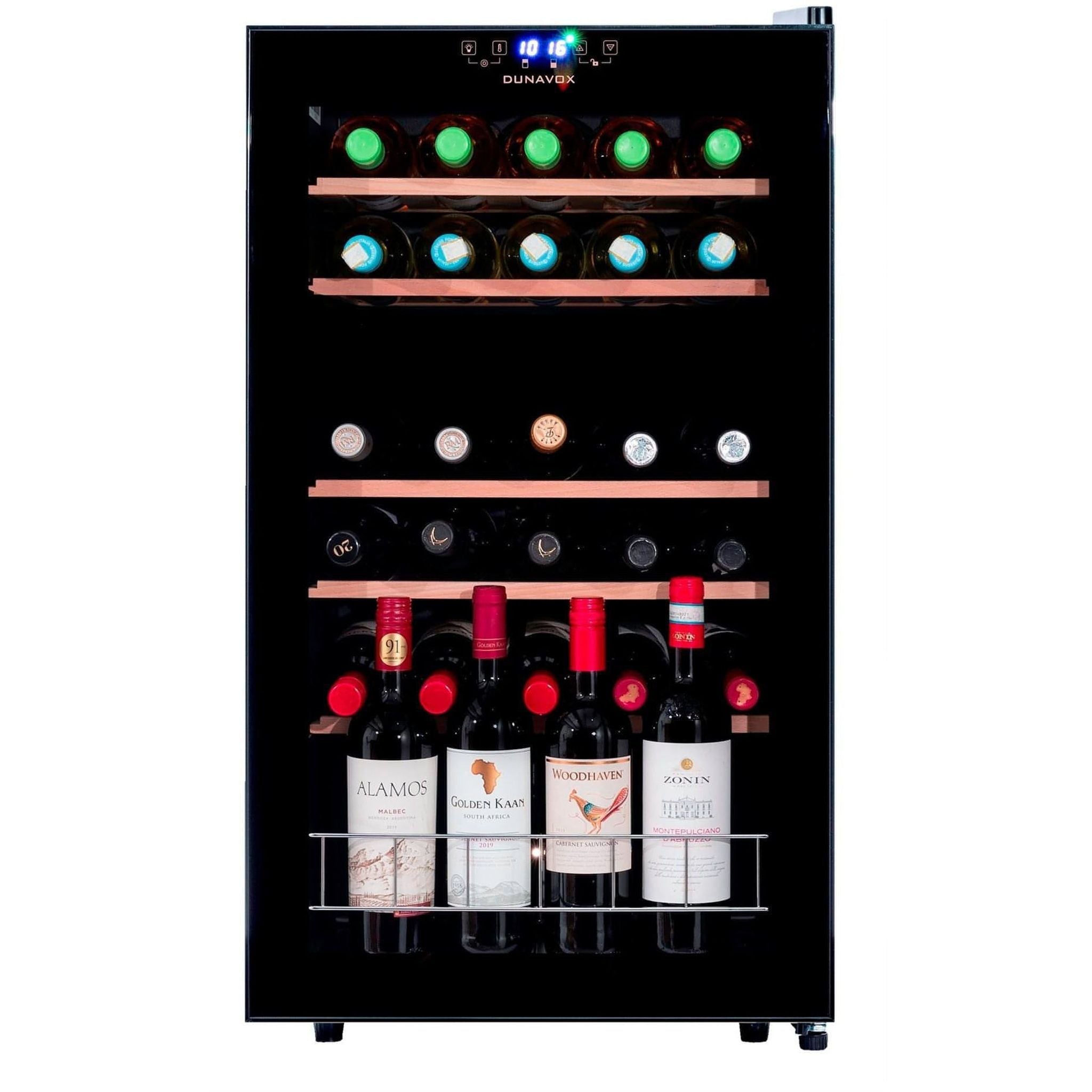 Dunavox HOME-30 - Dual Zone 30 Bottle - Freestanding Wine Cabinet DXFH-30.80