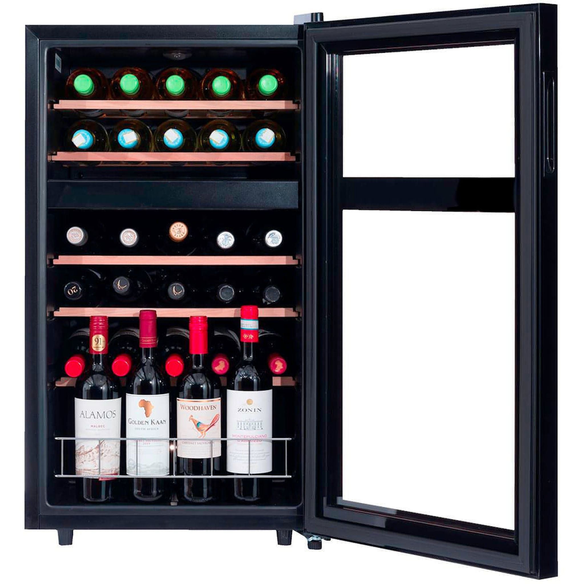 Dunavox HOME-30 - Dual Zone 30 Bottle - Freestanding Wine Cabinet DXFH-30.80