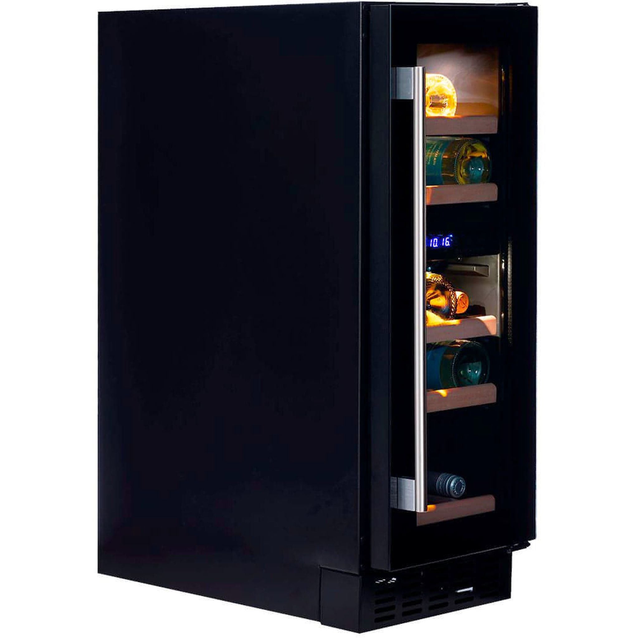 Dunavox FLOW-17 - 300mm Dual Zone - 17 Bottle - Built In / Freestanding Wine Cooler - DAUF-17.58DB