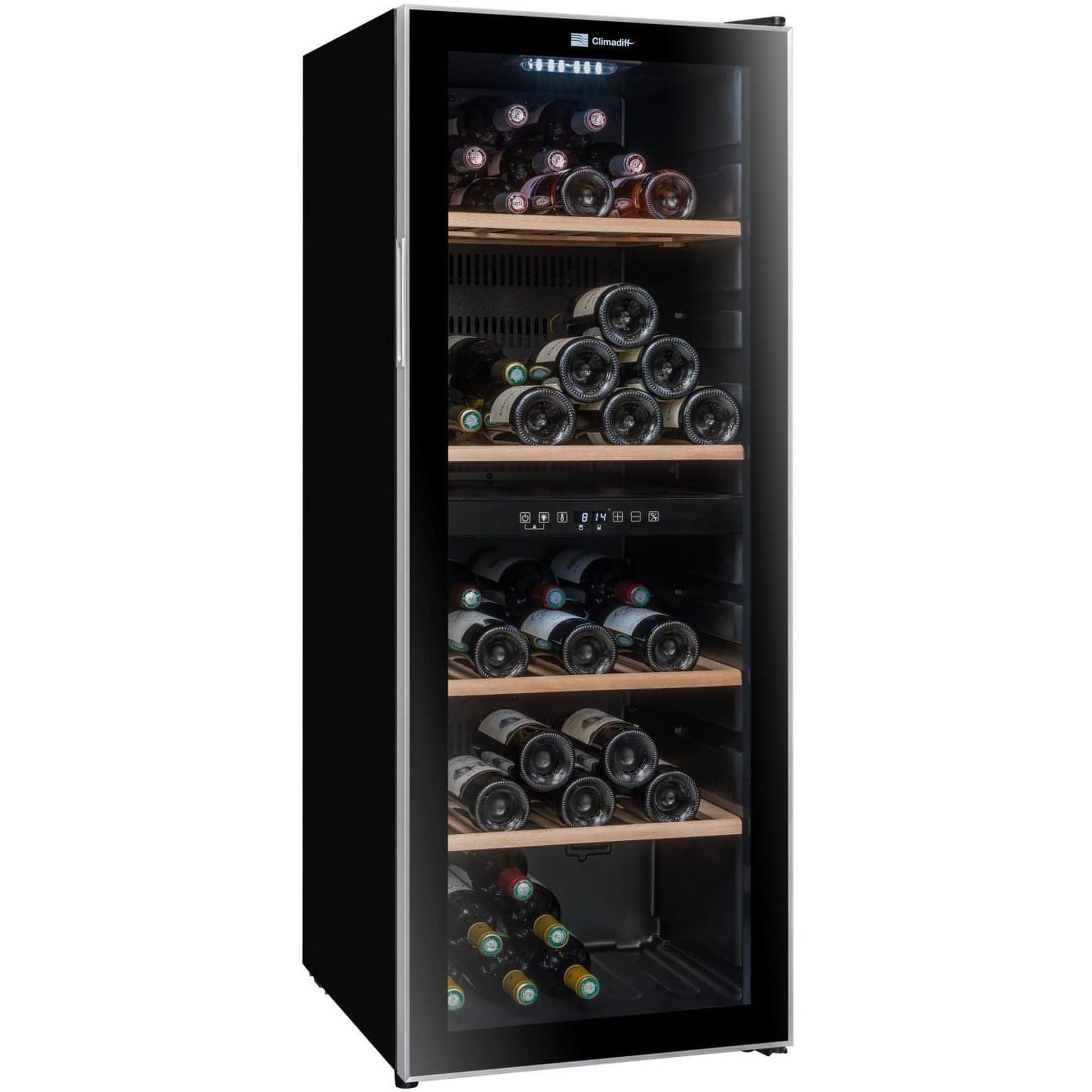 Climadiff - Dual Zone - 91 Bottle Freestanding Wine Cooler - CD90B1