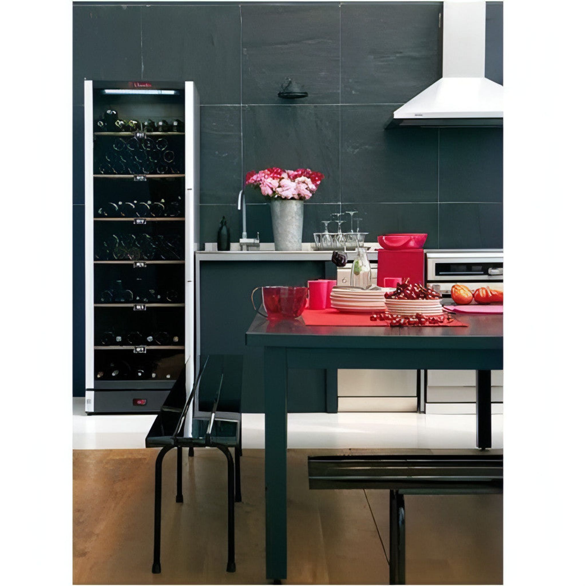 Grade A1 - La Sommeliere - 195 Bottles Freestanding Single or Multi Zone Wine Cabinet VIP185