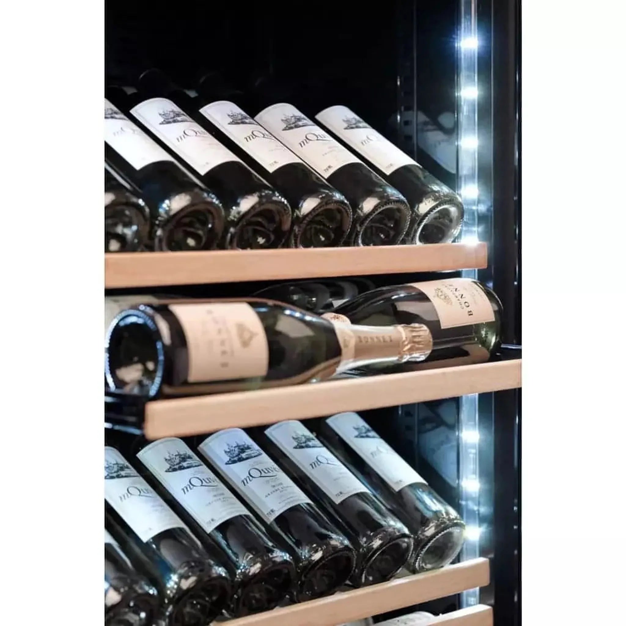mQuvée - 600mm - Built in/Freestanding - Wine Cabinet - Velvet 125 Glass